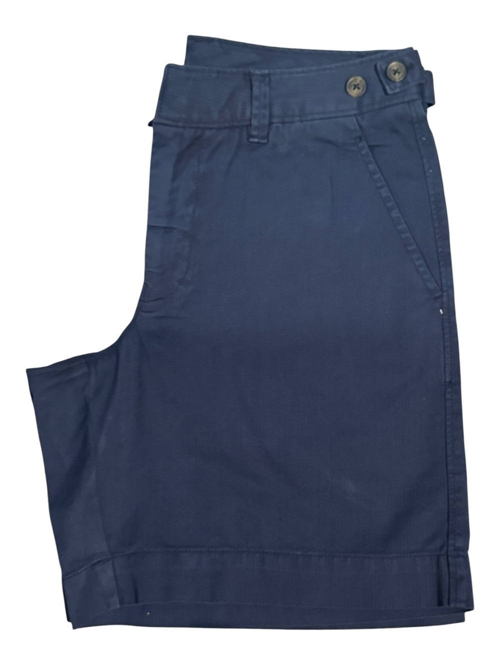 Free People Riverside Bermuda Shorts Navy Blue NWOT - Picture 4 of 7
